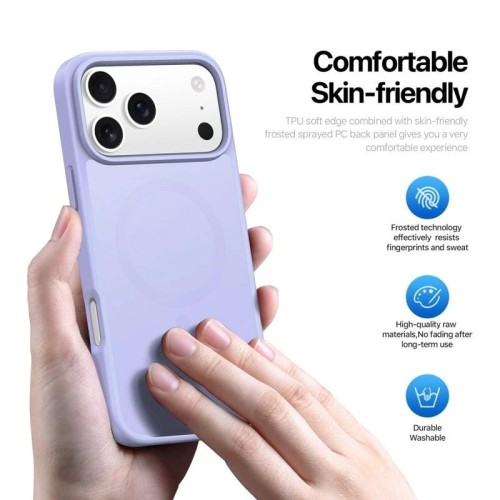 Dėklas Dux Ducis Yind Apple iPhone 17 Pro violetinis