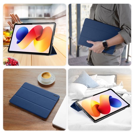 Dėklas Dux Ducis Domo Xiaomi Redmi Pad Pro 12.1/Redmi Pad 2 Pro 12.1 tamsiai mėlynas