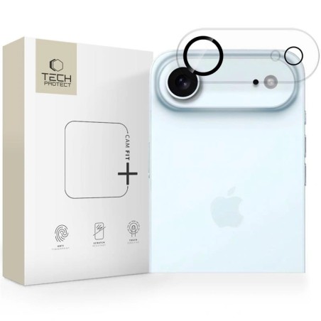 Apsauginis stikliukas kamerai Tech-Protect Cam Fit+ Apple iPhone Air skaidrus