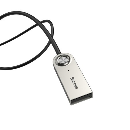 AUX Bluetooth laisvų rankų imtuvas Baseus BA01 juodas CABA01-01