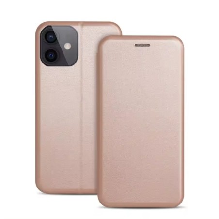 Dėklas Book Elegance Samsung A576 A57 5G rožinio aukso