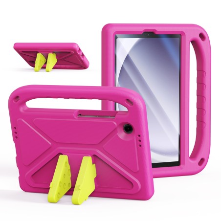 Dėklas Dux Ducis Puff Samsung X110/X115 Tab A9 8.7/X130/X135 Tab A11 8.7 rožinis