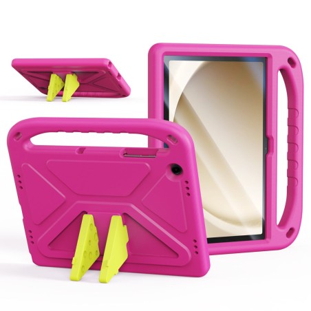 Dėklas Dux Ducis Puff Samsung X210/X215/X216 Tab A9 Plus 11.0/X230/X235/X236 Tab A11 Plus 11.0 rožinis