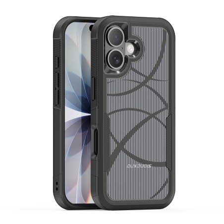 Dėklas Dux Ducis Shld Apple iPhone 17 juodas (Rhythm Pattern)