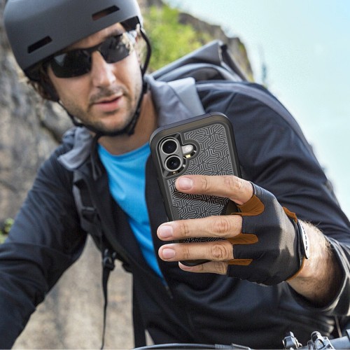 Dėklas Dux Ducis Shld Apple iPhone 17 juodas (Rhythm Pattern)