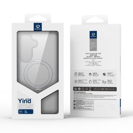 Dėklas Dux Ducis Yind Magnetic Stand Samsung S942 S26 pilkas