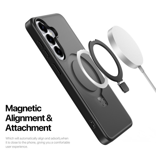 Dėklas Dux Ducis Yind Magnetic Stand Samsung S947 S26 Plus juodas