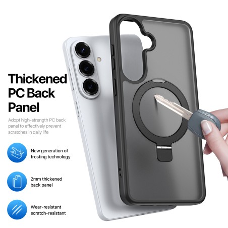 Dėklas Dux Ducis Yind Magnetic Stand Samsung S947 S26 Plus juodas