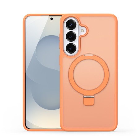 Dėklas Dux Ducis Yind Magnetic Stand Samsung S947 S26 Plus oranžinis