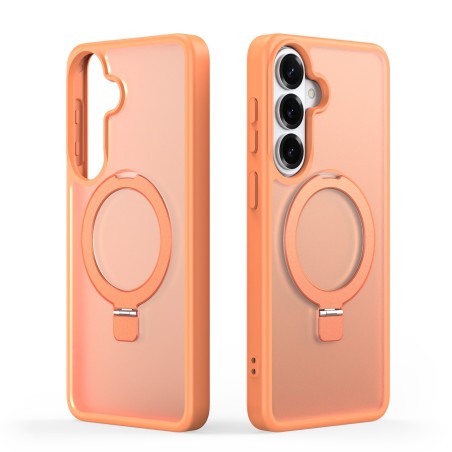 Dėklas Dux Ducis Yind Magnetic Stand Samsung S947 S26 Plus oranžinis