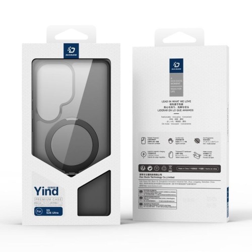 Dėklas Dux Ducis Yind Magnetic Stand Samsung S948 S26 Ultra juodas