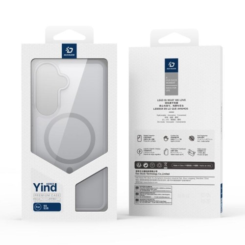 Dėklas Dux Ducis Yind MagSafe Samsung S942 S26 pilkas
