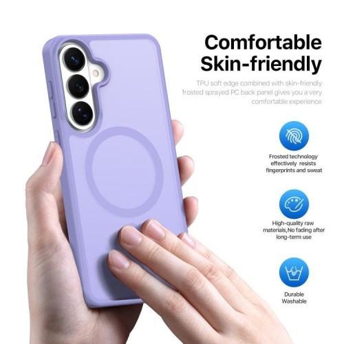 Dėklas Dux Ducis Yind MagSafe Samsung S942 S26 violetinis