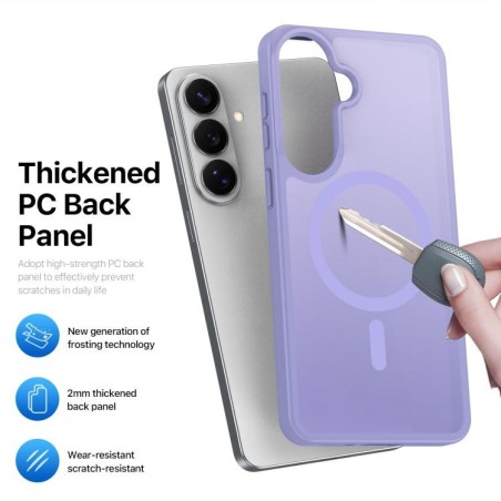 Dėklas Dux Ducis Yind MagSafe Samsung S942 S26 violetinis