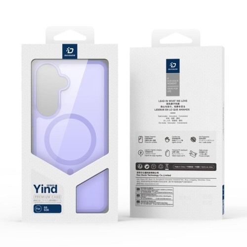 Dėklas Dux Ducis Yind MagSafe Samsung S942 S26 violetinis