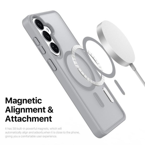 Dėklas Dux Ducis Yind MagSafe Samsung S947 S26 Plus pilkas