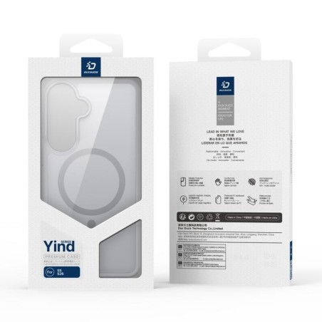 Dėklas Dux Ducis Yind MagSafe Samsung S947 S26 Plus pilkas