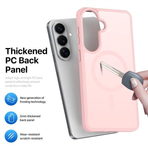 Dėklas Dux Ducis Yind MagSafe Samsung S947 S26 Plus rožinis