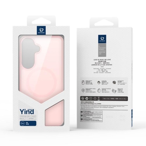 Dėklas Dux Ducis Yind MagSafe Samsung S947 S26 Plus rožinis