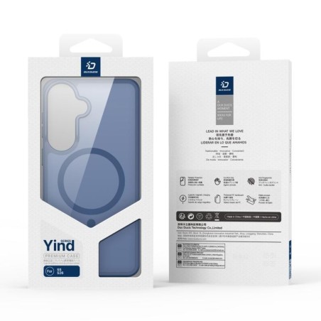 Dėklas Dux Ducis Yind MagSafe Samsung S947 S26 Plus tamsiai mėlynas