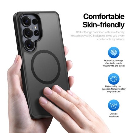 Dėklas Dux Ducis Yind MagSafe Samsung S948 S26 Ultra juodas