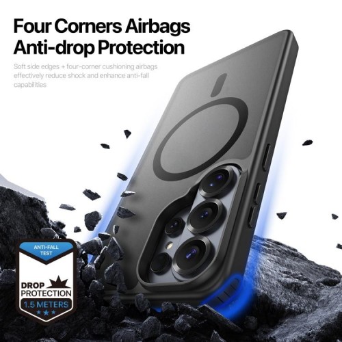 Dėklas Dux Ducis Yind MagSafe Samsung S948 S26 Ultra juodas