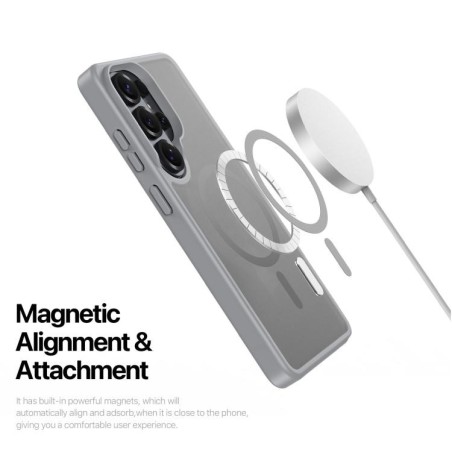 Dėklas Dux Ducis Yind MagSafe Samsung S948 S26 Ultra pilkas