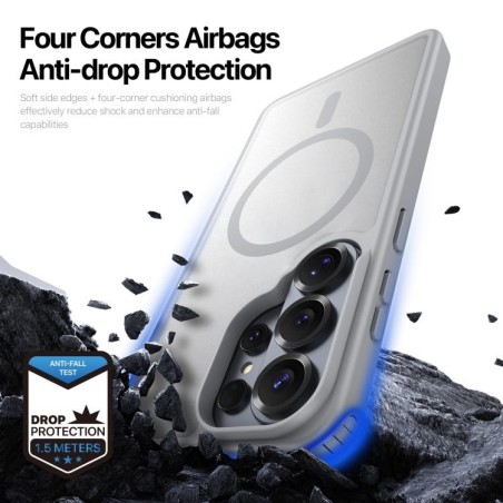 Dėklas Dux Ducis Yind MagSafe Samsung S948 S26 Ultra pilkas