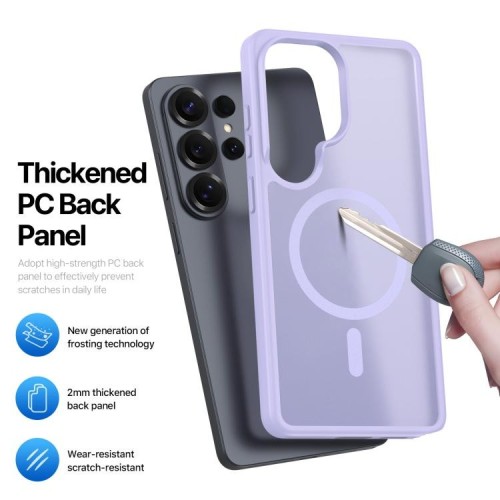 Dėklas Dux Ducis Yind MagSafe Samsung S948 S26 Ultra violetinis