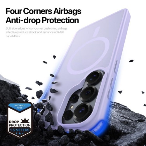 Dėklas Dux Ducis Yind MagSafe Samsung S948 S26 Ultra violetinis