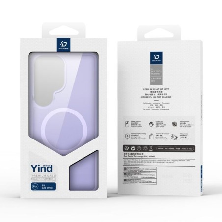Dėklas Dux Ducis Yind MagSafe Samsung S948 S26 Ultra violetinis