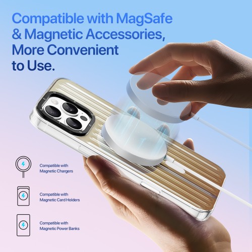 Dėklas Dux Ducis Zest Apple iPhone 16 Pro Max Gradient Desert Gold