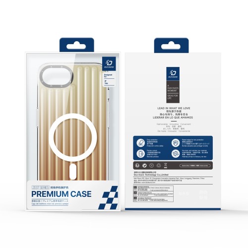 Dėklas Dux Ducis Zest Apple iPhone 16e/17e Gradient Desert Gold