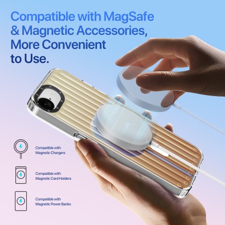 Dėklas Dux Ducis Zest Apple iPhone 16e/17e Gradient Desert Gold