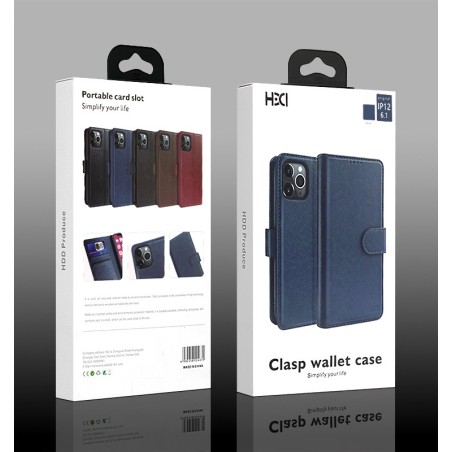 Dėklas HDD Clasp Wallet Case Samsung A515 A51 juodas