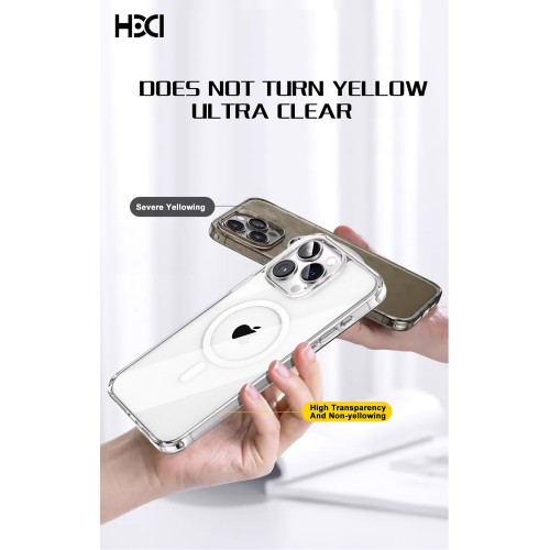 Dėklas HDD Clear MagSafe Case Apple iPhone 15 skaidrus