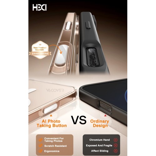 Dėklas HDD Clear MagSafe Case Apple iPhone 16 Pro skaidrus