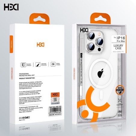 Dėklas HDD Clear MagSafe Case Apple iPhone 17 Pro Max skaidrus