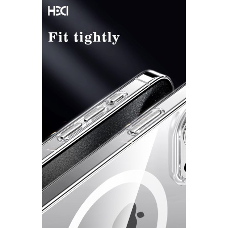 Dėklas HDD Clear MagSafe Case Apple iPhone 17 skaidrus