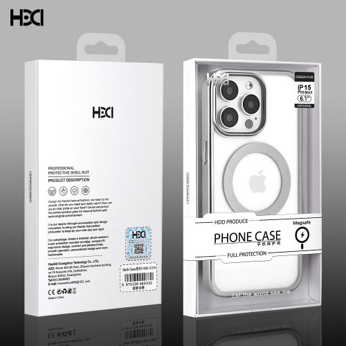 Dėklas HDD Electro MagSafe Case Apple iPhone 14 pilkas