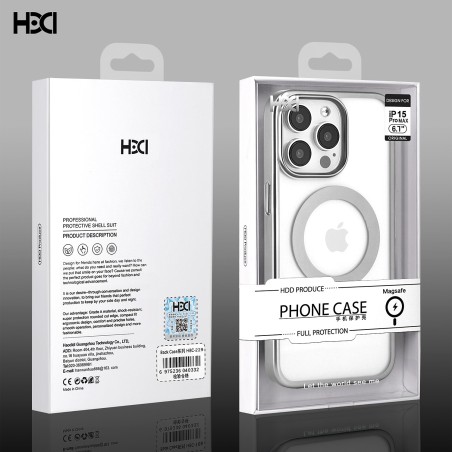 Dėklas HDD Electro MagSafe Case Apple iPhone 16 pilkas