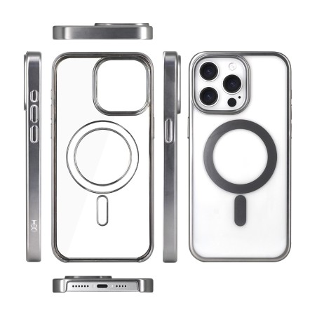 Dėklas HDD Electro MagSafe Case Samsung S918 S23 Ultra 5G pilkas