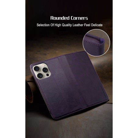 Dėklas HDD Magnetic Wallet Case Samsung A135 A13 4G violetinis