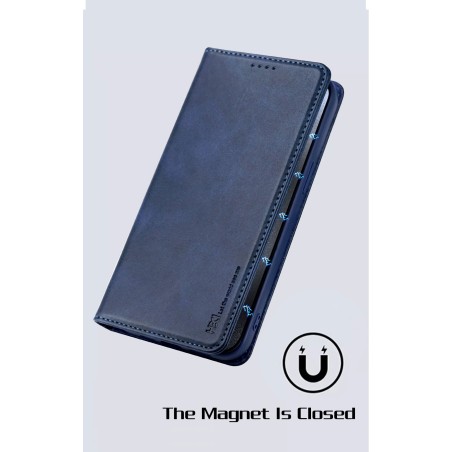 Dėklas HDD Magnetic Wallet Case Samsung A515 A51 violetinis