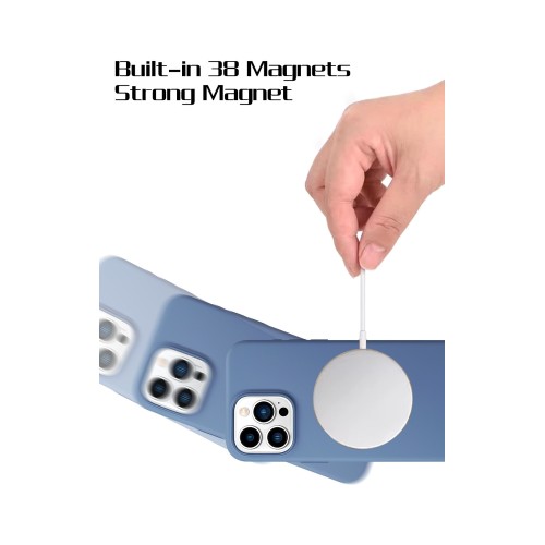 Dėklas HDD Silicone MagSafe Case Apple iPhone 13 tamsiai pilkas