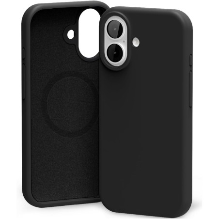 Dėklas Mercury Pure Magsafe Silicon Case Apple iPhone 17 juodas