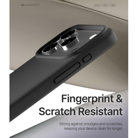 Dėklas Mercury Pure Magsafe Silicon Case Apple iPhone 17 Pro Max raudonas