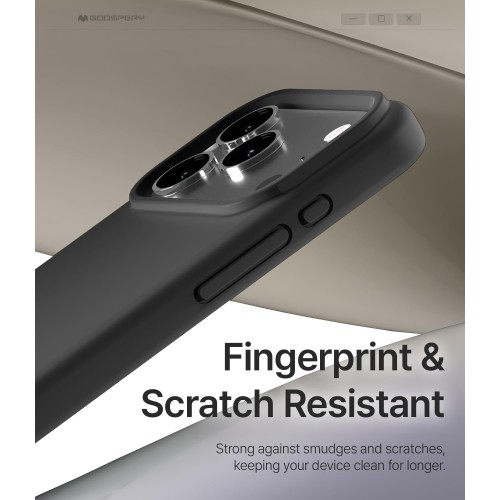 Dėklas Mercury Pure Magsafe Silicon Case Apple iPhone 17 Pro raudonas