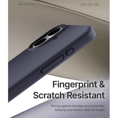 Dėklas Mercury Pure Magsafe Silicon Case Apple iPhone 17 tamsiai mėlynas
