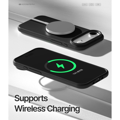 Dėklas Mercury Pure Magsafe Silicon Case Apple iPhone Air raudonas